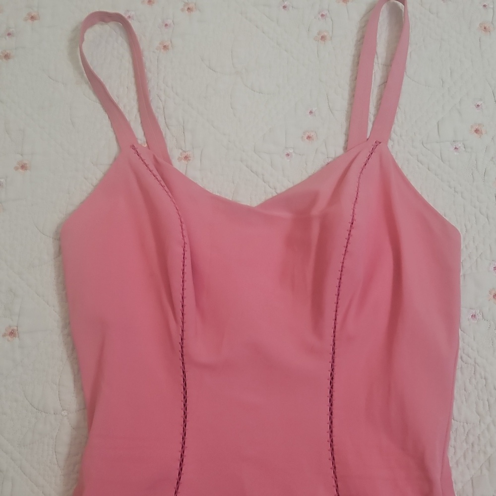Vintage 1960s Jantzen Pink Swimsuit Pinup Style Sz 14 Womens - Picture 3 of 12